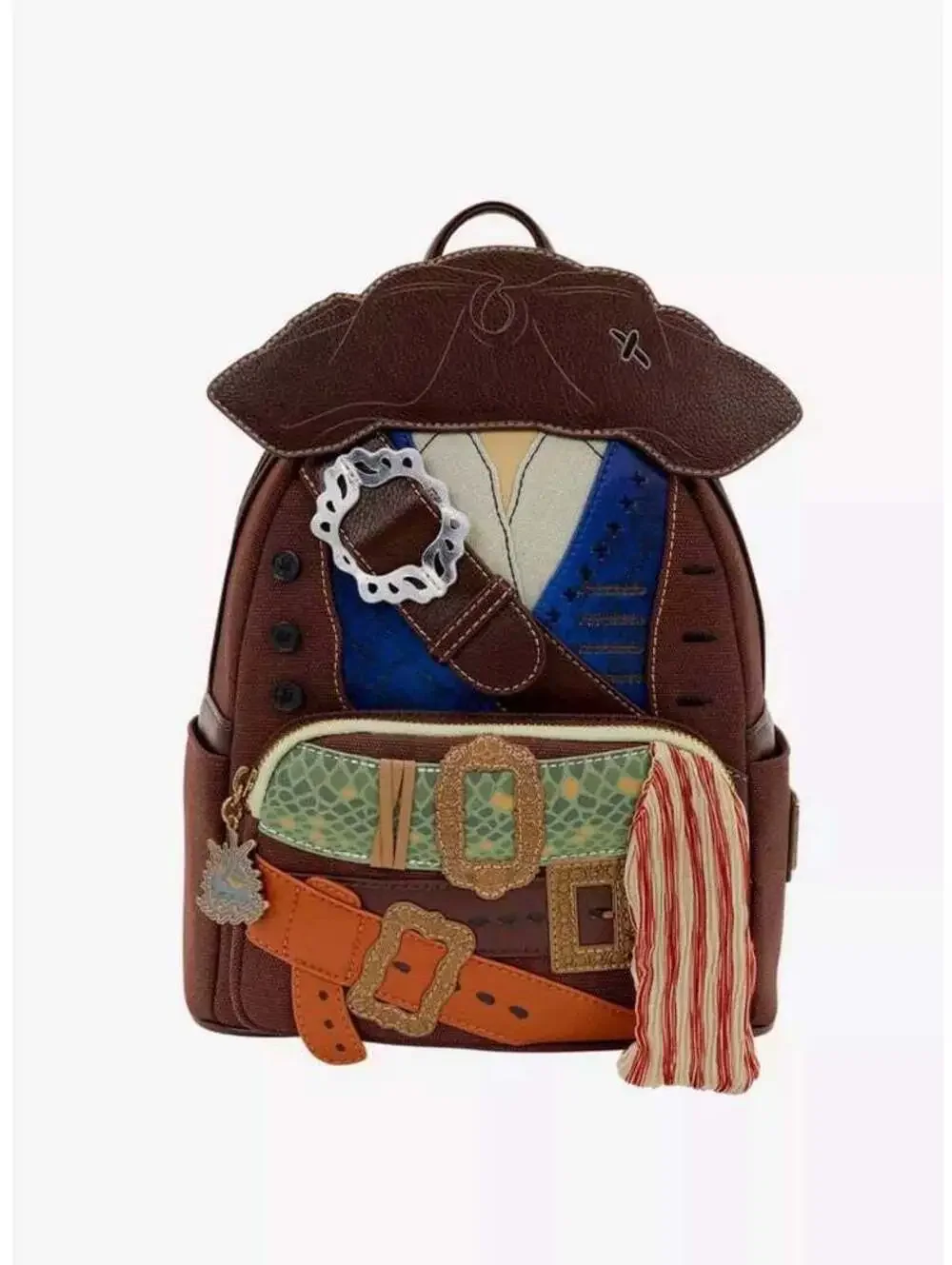 Loungefly Disney The Pirates of the Caribbean Jack Sparrow Figural Mini Backpack